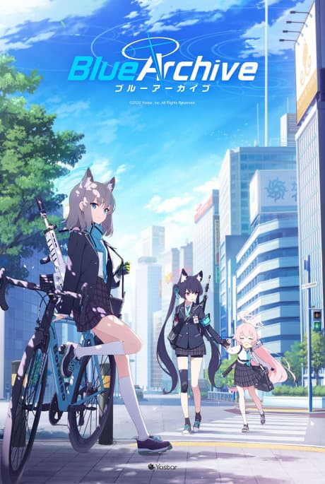 Blue Archive Anime PVs poster art