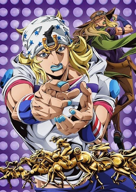 STEEL BALL RUN JoJo's Bizarre Adventure 1st STAGE poster art