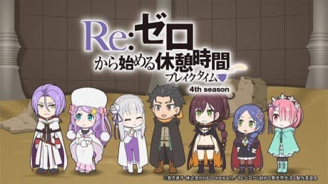 Re:Zero kara Hajimeru Kyuukei Jikan (Break Time) 4th Season poster art