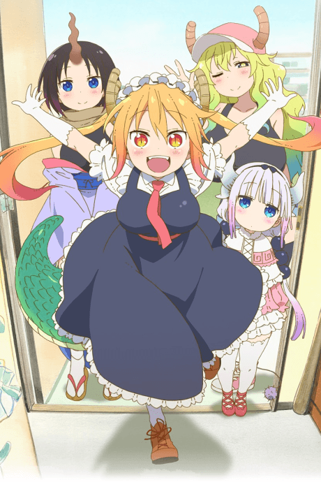 Miss Kobayashi's Dragon Maid poster art