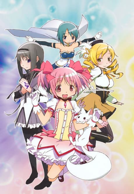 Puella Magi Madoka Magica poster art
