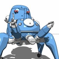 Ghost in the Shell: Stand Alone Complex 2nd GIG - Tachikomatic Days poster art