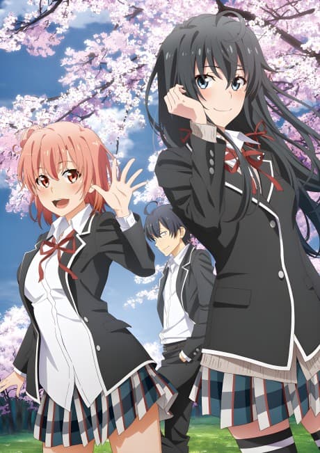 Yahari Ore no Seishun Love Come wa Machigatteiru. Kan: Dakara, Shishunki wa Owarazu ni, Seishun wa Tsuzuiteiku. poster art